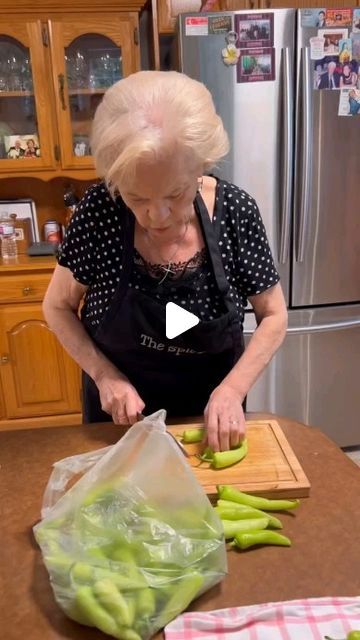 Daniel Zwicke on Instagram: "Nonna Makes Italian Peppers 
Credit @thespicynonna
aka Banana Peppers 

Do You Like Them ? 

#nonna #ITALIAN #Peppers" Recipe For Banana Peppers, Roasted Banana Peppers, Stuffed Banana Peppers Recipe, Banana Pepper Recipe, Banana Pepper Recipes, Italian Peppers, Roast Peppers, Recipes With Banana Peppers, Roasted Banana