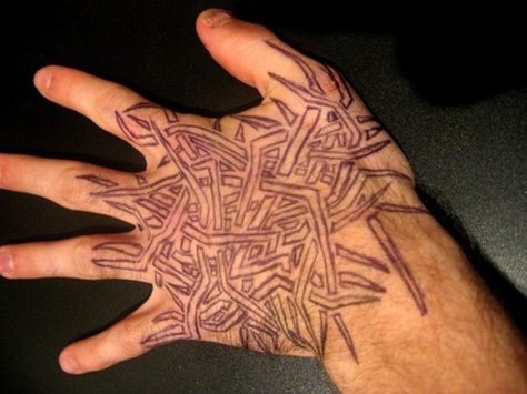 150+ Perfect Hand Tattoos for Men And Women awesome  Check more at http://fabulousdesign.net/hand-tattoos/ Backhand Tattoos, Design On Hand, Hand Tattoos For Men, Amazing Tattoo Ideas, Tiger Hand Tattoo, Dice Tattoo, Left Arm Tattoos, Tattoos For Men And Women, Hand Tattoos For Girls