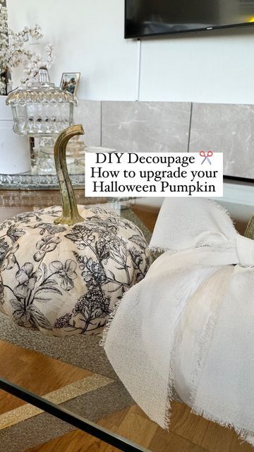 Paint On A Pumpkin, Decoupage Pumpkins, Type Of Paint, Mod Podge Crafts, Acrylic Craft Paint, Craft Paint, Pumpkin Decor, Autumn Crafts, Affordable Decor