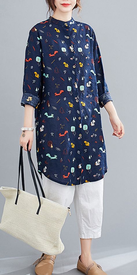 Long Tunics For Women, Simple Shirt Design, Collar Kurti Design, Simple Dress Casual, Cotton Tops Designs, Stylish Kurtis Design, Maxi Design, Stylish Tops For Women, Stylish Short Dresses