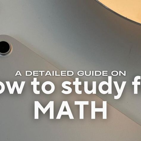 krithy 🌱 on Instagram: "Here is a detailed guide on how to study for MATH 🧮♾➗✖️ 𝗞𝗻𝗼𝘄 𝘁𝗵𝗲 𝗕𝗮𝘀𝗶𝗰𝘀 Math is a subject that builds on itself. Without a strong foundation, you will only be left behind. Thus, hone your basics. Start from scratch, if necessary. If you need to revisit high school math while in university, then so be it! 1. Write clear & concise notes. Unlike biology, you don’t need pages of theory. Limit being overwhelmed and write only what you need. 2. Incorporate variou Study For Math, So Be It, How To Study, High School Math, Math Problems, School Math, Leave Behind, Left Behind, To Study