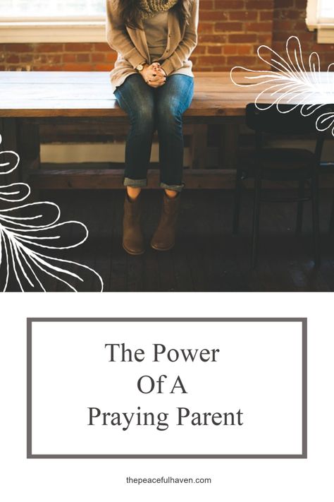 Parenting prayer advice from a mother of 6 plus a FREE Prayer Guide. The Power of A Praying Parent is unfathomable and everlasting! Power Of A Praying Parent, A Praying Mother, Praying Mother, Proverbs 31 Wife, Stormie Omartian, Prayer Guide, Christian Homemaking, Raising Godly Children, Biblical Womanhood