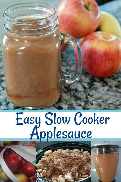 Unsweetened Applesauce Recipe, Crock Pot Applesauce, Make Applesauce, Slow Cooker Applesauce, Crockpot Applesauce, How To Make Applesauce, Applesauce Recipe, Pepper Recipes, Apple Sauce Recipes