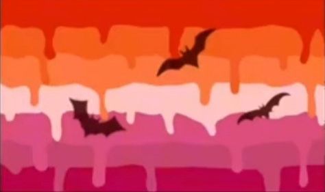 Lesbian Halloween, Lesbian Flag, Not Mine, Flag, Halloween