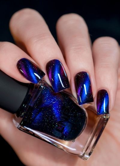 ILNP - Nightlife Collection - After Hours | Nailland - Indie Nailpolish &Nailart Ilnp Nail Polish Colors, Ilnp Polish, Ilnp Birthday Suit, Navy Blue Holographic Nails, Nail Polish Ilnp, Thermal Nail Polish, Twisted Tea, Winter Resort, Nail Art Set