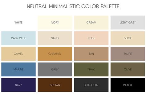 How To Mix And Match Colors In Your Clothes – The Ultimate Color Wheel Guide Minimalistic Color Palette, Neutral Color Fashion, Color Matching Clothes, Wardrobe Color Guide, Minimalist Apartment Decor, Family Photo Colors, Colours That Go Together, Color Combinations For Clothes, Olive Green Pants