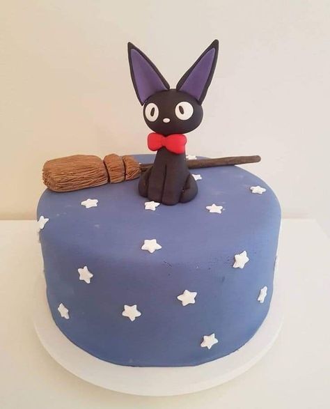 Studio Ghibli Party, Anime Cake, Cake Studio, Food Delivery Service, Kiki's Delivery Service, Pretty Birthday Cakes, Cute Birthday Cakes, Cake Boss, 11th Birthday