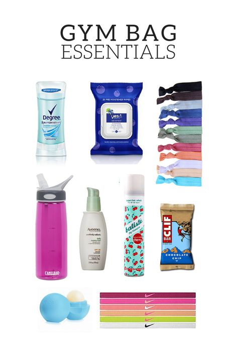 Whimsy and Willpower: Gym Bag Essentials Gym Bag Essentials Women, Soccer Essentials, Gym Bag Essentials, Soccer Star, Gym Kit, Travel Bag Essentials, Diy Backpack, Gym Essentials, School Survival