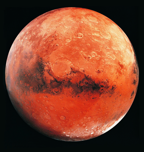 Mars is distinctive among the planets for its rusty red color. Planet Pictures, Mars Planet, Jean Piaget, Planet Mars, Red Planet, Space Planets, Styrofoam Ball, Sistema Solar, Our Solar System