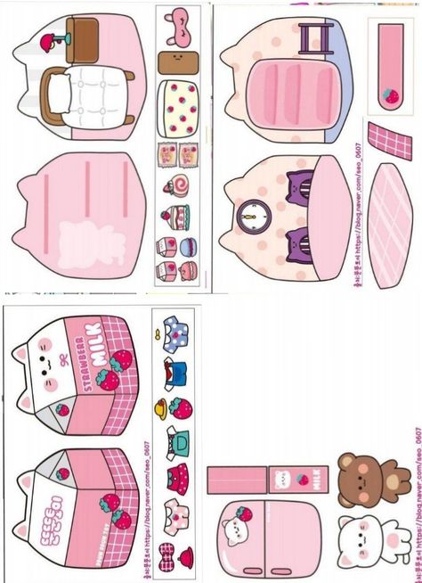 Buku Diy, Free Printable Paper Dolls, Paper Doll Printable Templates, Paper Dolls Clothing, Paper Dolls Diy, Hello Kitty Crafts, Pin Search, Paper Toys Template, Paper Doll House