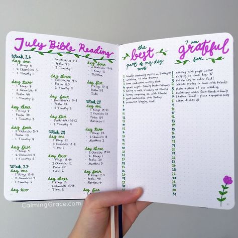 Bible Bullet Journaling, Bible Reading Plans, Bible Reading Schedule, Scripture Lettering, Gratitude Tracker, Chronological Bible, Year Bible Reading Plan, One Year Bible, Bible In A Year