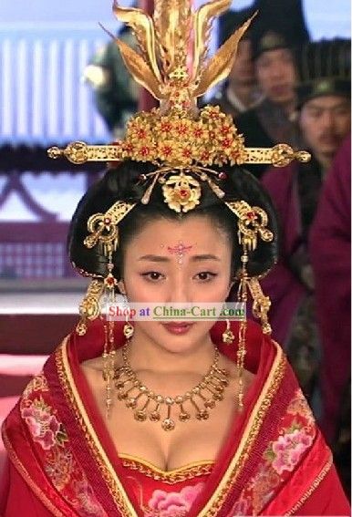 Tang Dynasty, Japan Art, Necklace And Earrings, Headpiece, Online Shopping, Crown Jewelry, On Sale, China, Japan