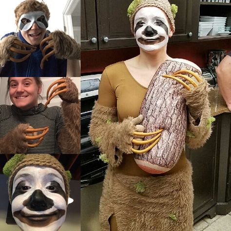 Sloth Costume Diy, Goonies Costume, Sloth Costume, Sloth Goonies, Sid The Sloth, Circus Costumes, Sloth Stuffed Animal, Circus Costume, Costume Diy