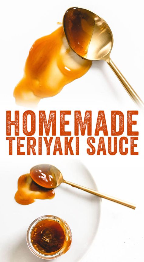 Salmon Teriyaki Recipe, Teriyaki Sauce Recipe, A Couple Cooks, Teriyaki Marinade, Vegetarian Cookbook, Couple Cooking, Homemade Teriyaki Sauce, Teriyaki Sauce, Sweet Sauce