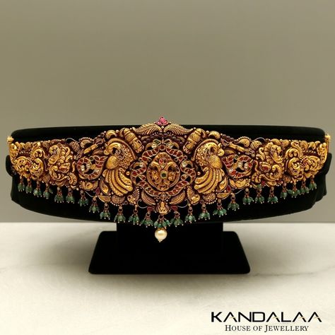 Victorian Vaddanam Designs, Antique Vaddanam Designs, Waist Belt Gold Indian Jewellery, Antique Vaddanam, Belts Design, Gold Vaddanam, Gold Waist Belt, Vaddanam Designs, Gold Jewelry Prom