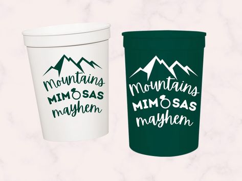 Mountains And Mimosas Bachelorette, Mountains Bachelorette Party, Mountains And Mimosas, Mountain Bachelorette Party, Winter Bachelorette Party, Mountain Bachelorette, Winter Bachelorette, Camping Winter, Camping Bachelorette