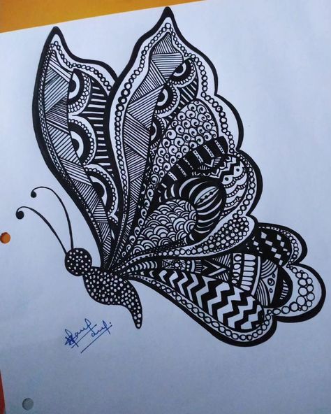 "I get butterflies in my soul every time we talk." 🦋 . . . . #MandalaArt #ButterflyArt #MandalaButterfly #ArtisticButterfly #MandalaDesign #ButterflyIllustration #CreativeArt #ZenArt #SacredGeometry #InsectArt #artbynaincy #naincycreates #art #drawing #sketch Mandala Butterfly, Butterfly Mandala, Art Drawing Sketch, Butterfly Illustration, Insect Art, Zen Art, Zentangle Patterns, Butterfly Art, Line Art Drawings