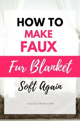 How to Make Faux Fur Blanket Soft Again - 4 Easy Steps & Tips How To Make Blankets Soft Again, Fake Fur Blanket, Wash Feather Pillows, Faux Fur Bedding, Fur Comforter, Fur Bedding, Make Blanket, Fuzzy Blanket, Faux Fur Pillow