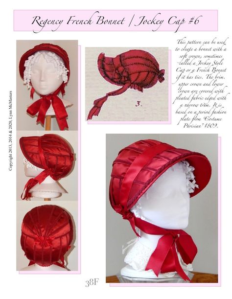 Regency Hat, Regency Headwear, Diy Millinery, Regency Hats, 19th Century Dresses, Regency Costume, Historical Dress, Jane Austin, Century Dress