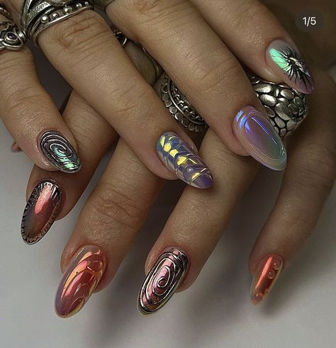 Mismatch Nails, Amazing Nail Art, Witchy Nails, Happy Nails, Short Square Nails, Minimalist Nails, Dream Nails, Fire Nails, Bling Nails