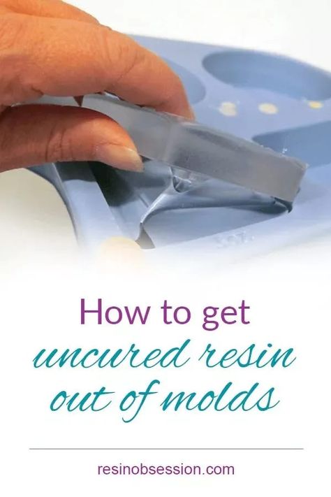 Best Resin For Molds, How To Clean Resin Molds, How To Fix Resin Mistakes, Diy Resin Mold Release, Mold Release For Resin, Resin Jewelry Tutorial, Crystal Molds For Resin, Diy Resin Mold, Resin Glue