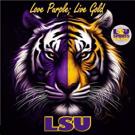 Lsu Tigers Football, Lsu Tigers, Tigers, Football, Purple, Gold, Black, American Football