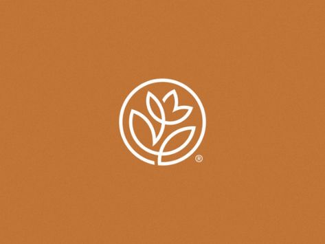 Flower by Konstantin Polyakov Ideas Para Logos, Logo Fleur, Inspiration Logo Design, Logo Minimalista, Flower Logo Design, Leaf Logo, Floral Logo, Natural Logo, Flower Logo