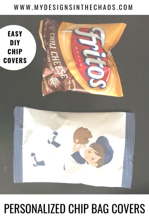 Potato Chip Bag Cover Tutorial- Free Printable. These potato chip bag covers are definitely going to be my go to party decor from now on! #freeprintables #partyideas #partyfavors #printables Craft Pricing Calculator, Calendar Decal, Team Snacks, Diy Cheese, Boy Coloring, Designs Coloring Books, Craft Pricing, Potato Chip, Diy Craft Tutorials