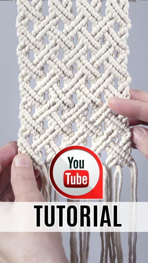 Macrame Basket Tutorial, Macrame Basket Diy, Diy Basket Weaving, Diy Macramé, Macrame Basket, Macrame Jewelry Tutorial, Macrame Runner, Macrame Wall Hanging Tutorial, Free Macrame Patterns