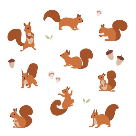 31,000+ Squirrel Stock Illustrations, Royalty-Free Vector Graphics & Clip Art Squirrel Illustration, Christmas Squirrel, Family Stock Photo, Video Artist, Family Illustration, Nature Gif, Landscape Illustration, Halloween Backgrounds, Window Painting