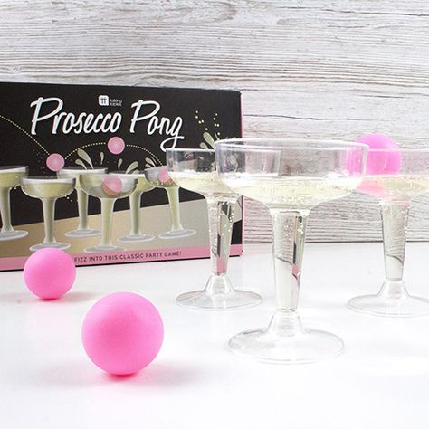 Champagne Pong Game, Prosecco Pong, New Years Cocktails, Bach Bash, Tea Cup Party, Oktoberfest Party, Wedding After Party, Champagne Pop, Girls 21st