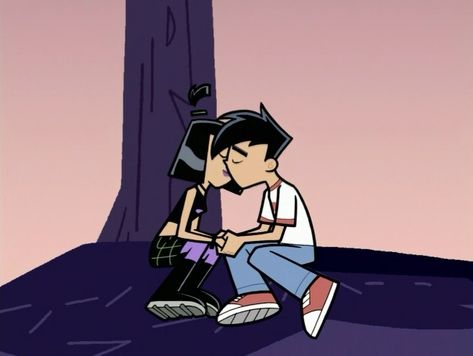 Danny Phantom Sam, Best Kiss, Danny Phantom Funny, Danny Fenton, Timmy Turner, Tumblr Page, Best Kisses, Saturday Morning Cartoons, Phantom 3