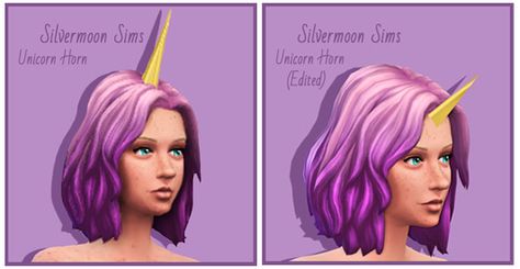 Sims 4 Unicorn, Unicorn Horns, Unicorn Accessories, Unicorn Horn, The Unicorn, Custom Content, Sims 4, Horn, To Play