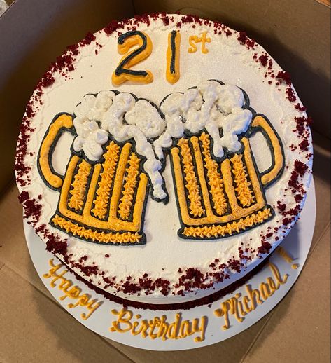 21sr Birthday Cakes For Guys, 21st Birthday Cakes For Men, 21st Birthday Cake For Guys, 21st Bday Cake, Cake Boy, Birthday Cakes For Men, 21st Birthday Cake, Bday Cake, Cakes For Men