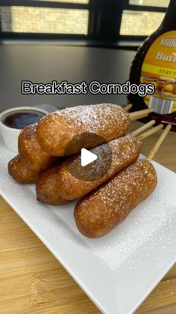 IAmKayy’s Kitchen👩🏽‍🍳 on Instagram: "Breakfast Corndogs😮‍💨 • • • • • • • #theonlyiamkayy #explore #explorepage #cooking #cookingram #cookingathome #foodie #foodies #foodielife #pancake #pancakes #sausage #corndog #breakfast #breakfastfood #breakfastrecipes #breakfastideas #easymeals #viralrecipes #viral #food #quickbreakfast #tasty #tastyfood" Breakfast Corndogs, Chefs Recipes, Viral Food, Instagram Breakfast, Homemade Breakfast, Best Breakfast Recipes, Corn Dogs, Dee Dee, The Breakfast Club