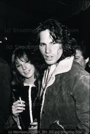 Jim and Pam at The Beard Premiere, 1967 | Pam Morrison, Pamela Courson, Ray Manzarek, Jim Pam, The Doors Jim Morrison, American Poets, I'm With The Band, Janis Joplin, Jim Morrison