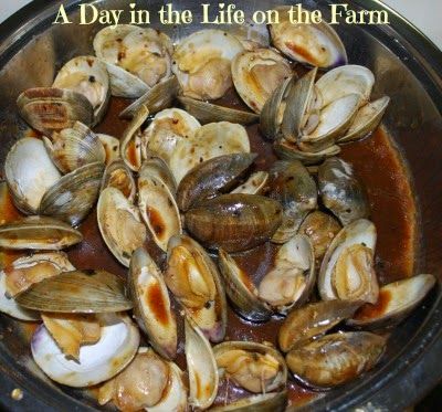 A Day in the Life on the Farm: Clams with Black Beans for #SundaySupper Red Clam Sauce, Fish Friday, Clam Sauce, Life On The Farm, Sunday Suppers, Peace And Quiet, Linguine, Day In The Life, On The Farm