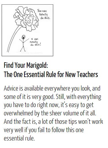 find your marigold: the one essential rule for new teachers Marigold Effect Teachers, Marigold Spiritual Meaning, Teacher Philosophy Statement, Marigold Magical Properties, Find Your Marigold, Avid Program, 21st Century Teaching, Teacher Leadership, Cult Of Pedagogy