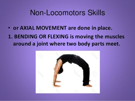 Locomotor and Non-Locomotor Movements Locomotor Movements, Movement Pictures, Bend Knee, 1st Grade, Physics, For Free, Quick Saves