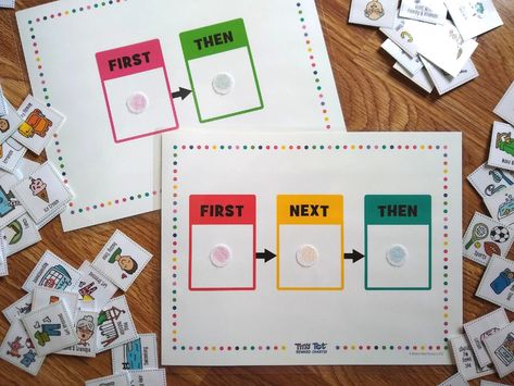 Transition Visuals Preschool, First Then Board Visual Schedules, Transition Activities, Daily Routine Chart, Routine Cards, Visual Schedules, Visual Schedule, Routine Chart, First Then