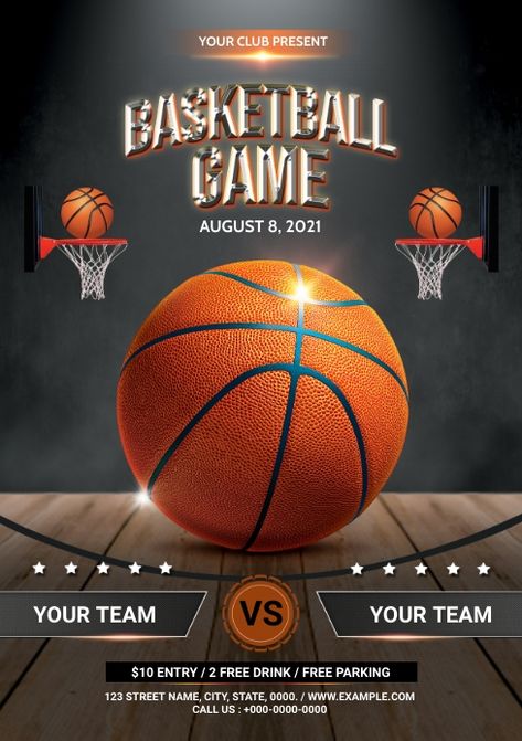 Basketball Competition Poster, Basketball Schedule Template, Basketball Schedule Poster, Basketball Flyer Design, Sports Competition Poster, Poster Basket, Basketball Poster Ideas, Basketball Poster Design, Sports Day Poster