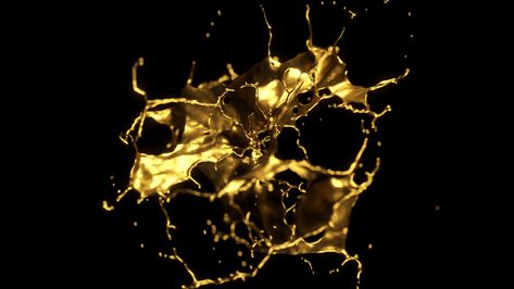 Cg animation of liquid gold explosion on black background. Slow motion. Has Stock Footage,#gold#explosion#liquid#Cg Dust Explosion, Dark Caramel, Girl Drawing Sketches, Motion Graphic, Liquid Gold, Slow Motion, Gold Art, Life Motivation, Girl Drawing