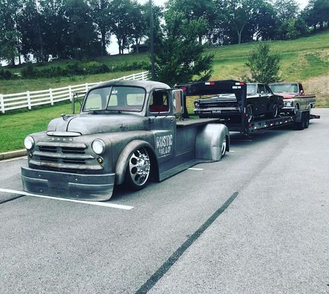 1948 #Dodge Pilot-House Radio Cab Street #Truck "Rustic Nail & Co" Street Truck, Custom Wheels Trucks, Old Dodge Trucks, Muscle Truck, Dropped Trucks, Dually Trucks, Dodge Pickup, Shop Truck, Rat Rods Truck