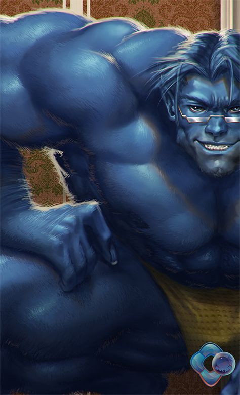 XMEN: Beast aka Henry McCoy Beast Xmen, Hank Mccoy, Beast Marvel, Uncanny Avengers, Joe Madureira, Xmen Art, Man Beast, Animated Man, Marvel Xmen