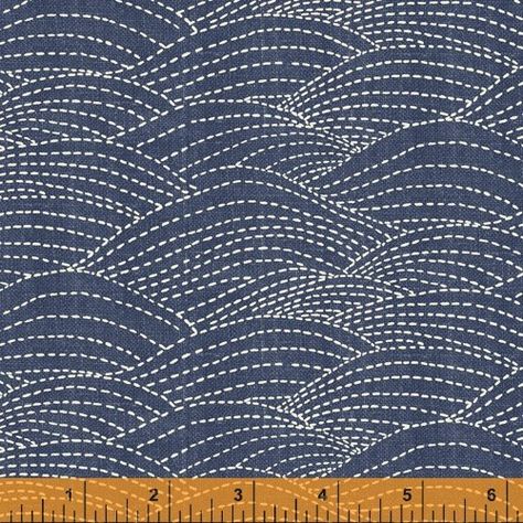 Bone Bordado, Sashiko Pattern, Japanese Quilts, Sashiko Embroidery, Visible Mending, Windham Fabrics, Indie Sewing Patterns, Japanese Embroidery, Japanese Fabric