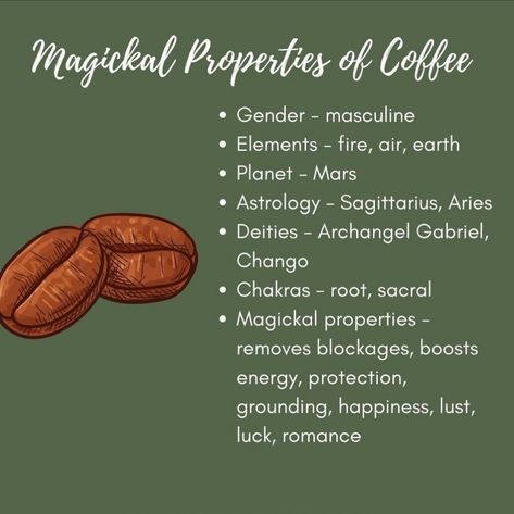 Witch Correspondence, Magical Coffee, Pagan Aesthetic, Candle Color Meanings, Magic Coffee, Food Magic, Magickal Herbs, Reflexology Chart, Green Witchcraft