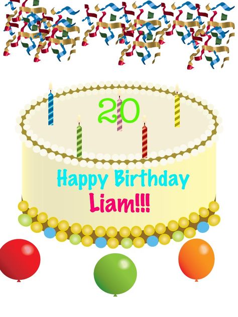 Happy birthday liam!!! Just 30 minutes!!! Happy Birthday Liam, Happy 10th Birthday, 10th Birthday, 30 Minutes, Birthday Cake, Happy Birthday, Cake, Birthday, Funny