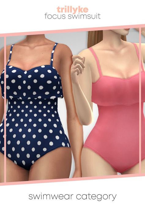 Sims 4 Maxis Match, Maxis Match, Bathing Suit, Sims 4, One Piece Swimsuit, Bathing Suits, One Piece