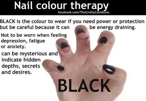 Nails Nail Polish Meaning, Black Nail Varnish, Gothic Nails, Shiny Lips, Black Nail Polish, Shiny Nails, Color Meanings, Black Nail, Spiritual Meaning