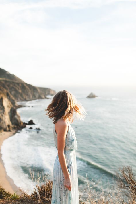 Big Sur Photography, Big Sur Photoshoot, Seaside Portrait, Faceless Portraits, Magical Photography, California Roadtrip, California Trip, Nevada Travel, Future Photos